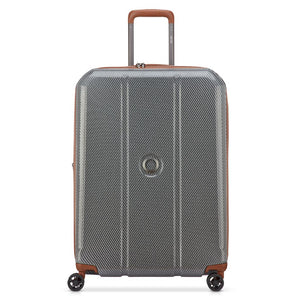 Delsey Helium Ultimate 70cm Medium 3.7Kg Exp Luggage - Silver