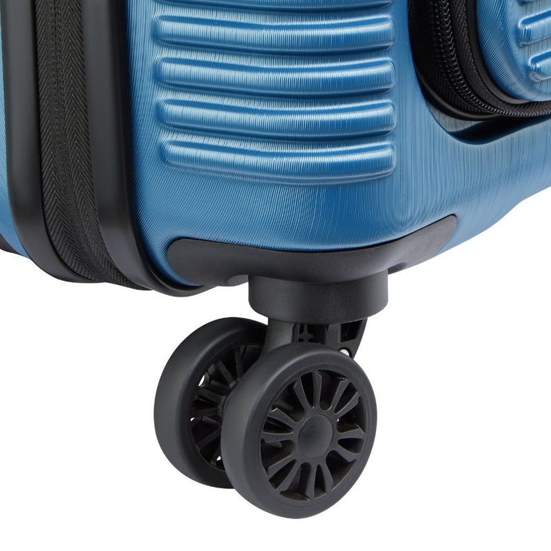 Delsey Freestyle Front Opening 55cm Cabin Luggage - Blue Delsey Luggage
