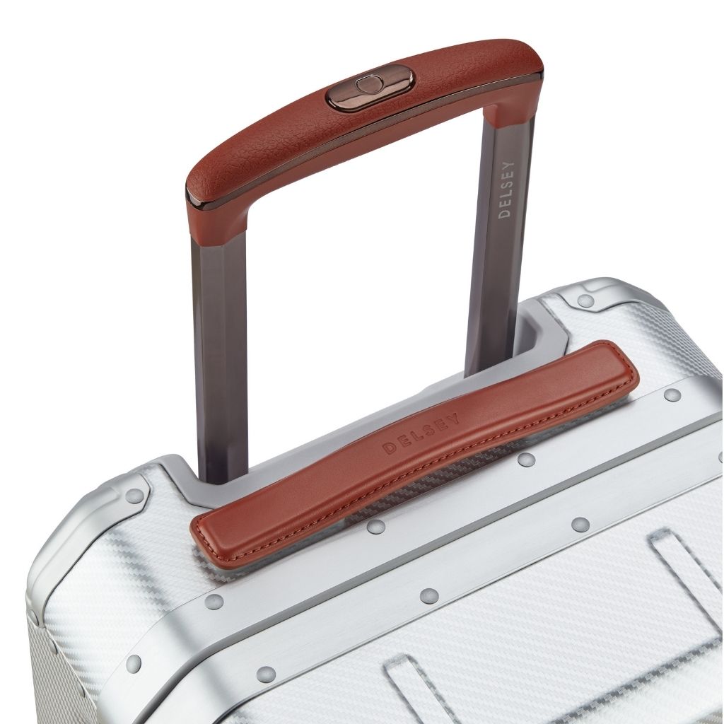 Delsey Alu’r - Aluminum Zipperless Premium Carry On -Silver Delsey Luggage