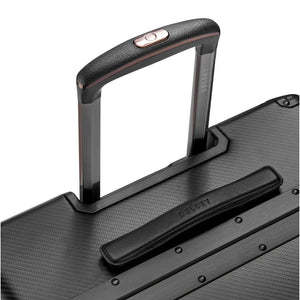 Delsey Alu’r - Aluminum Zipperless Premium Large Luggage - Black Delsey Luggage