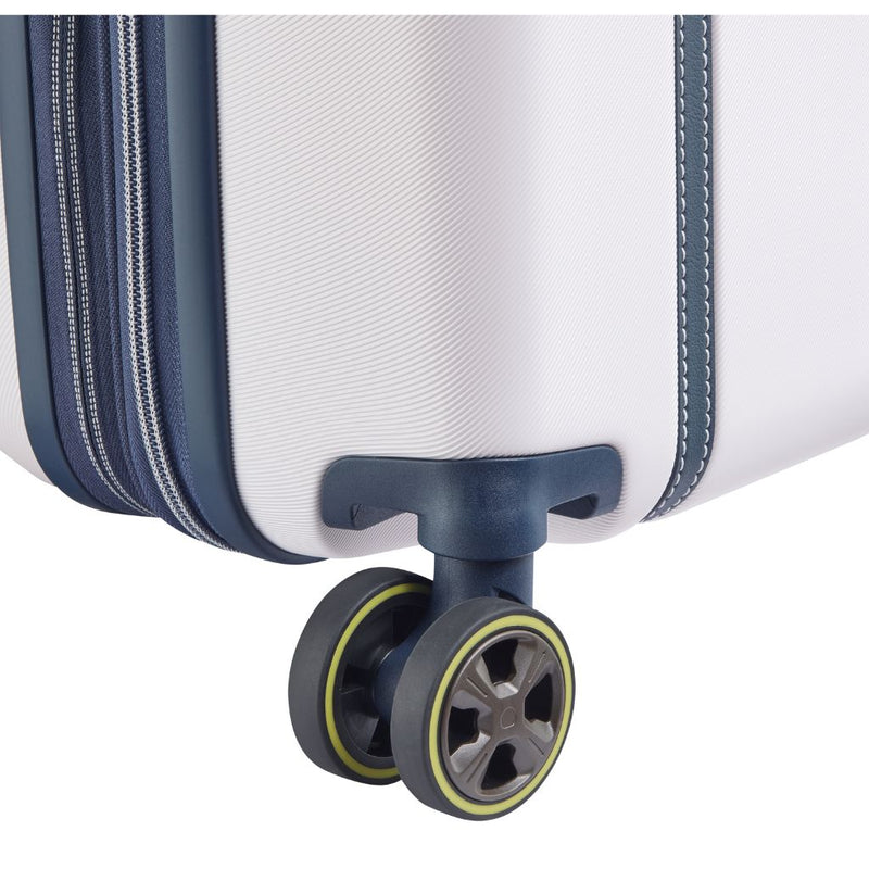 Delsey Cadense 55cm Carry On Exp Luggage - Ivory/Navy Delsey Luggage