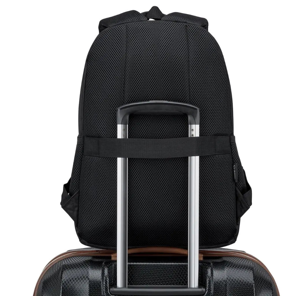 Delsey George 15.6" Laptop Backpack Blue Delsey Luggage