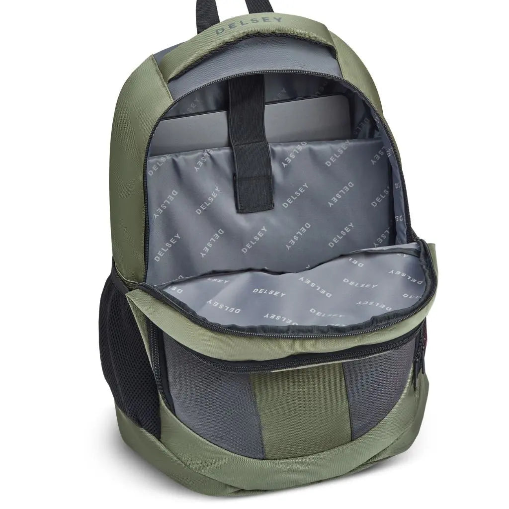 Delsey George 15.6" Laptop Backpack Green Delsey Luggage