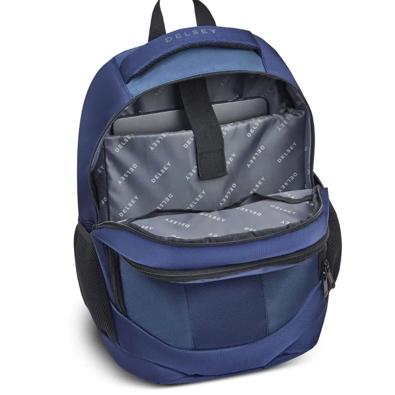 Delsey George 15.6" Laptop Backpack Blue Delsey Luggage