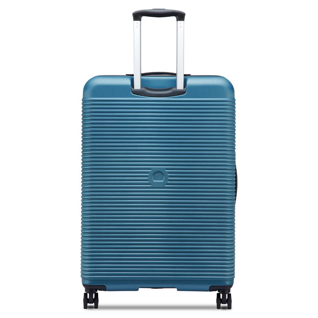 Delsey Freestyle Front Opening 76cm Large Luggage - Blue Delsey Luggage