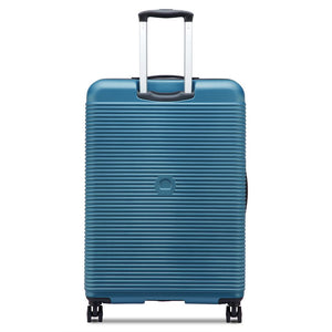 Delsey Freestyle Front Opening 76cm Large Luggage - Blue Delsey Luggage