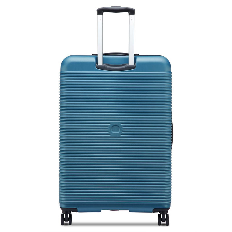Delsey Freestyle Front Opening 76cm Large Luggage - Blue Delsey Luggage