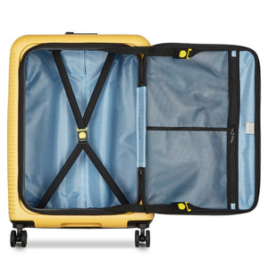Delsey Freestyle Front Opening 66cm Medium Luggage - Yellow Delsey Luggage