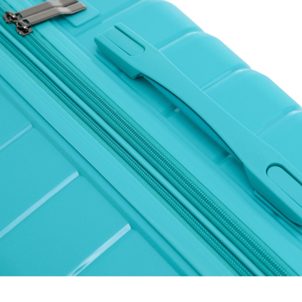 Aus Luggage Pilot 55cm Carry On Hardsided Luggage - Teal