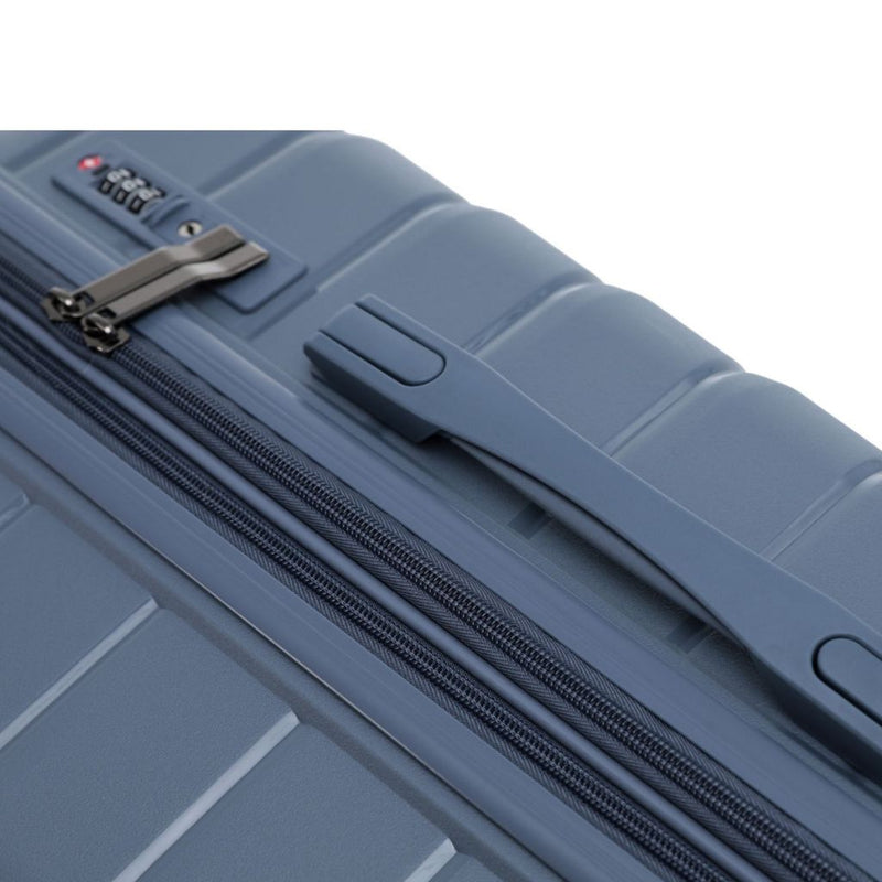 Aus Luggage Pilot 55cm Carry On Hardsided Luggage - Slate