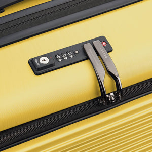 Delsey Freestyle Front Opening 66cm Medium Luggage - Yellow Delsey Luggage