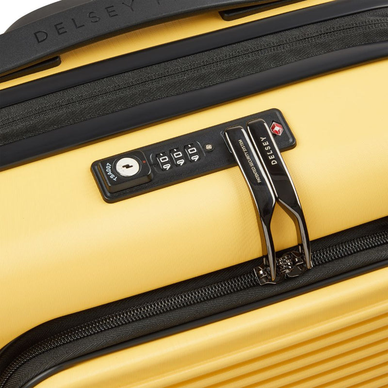 Delsey Freestyle Front Opening 55cm Cabin Luggage - Yellow Delsey Luggage