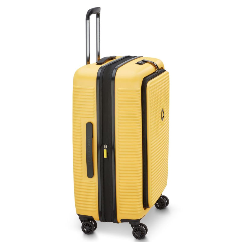 Delsey Freestyle Front Opening 66cm Medium Luggage - Yellow Delsey Luggage