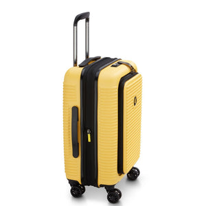 Delsey Freestyle Front Opening 55cm Cabin Luggage - Yellow Delsey Luggage