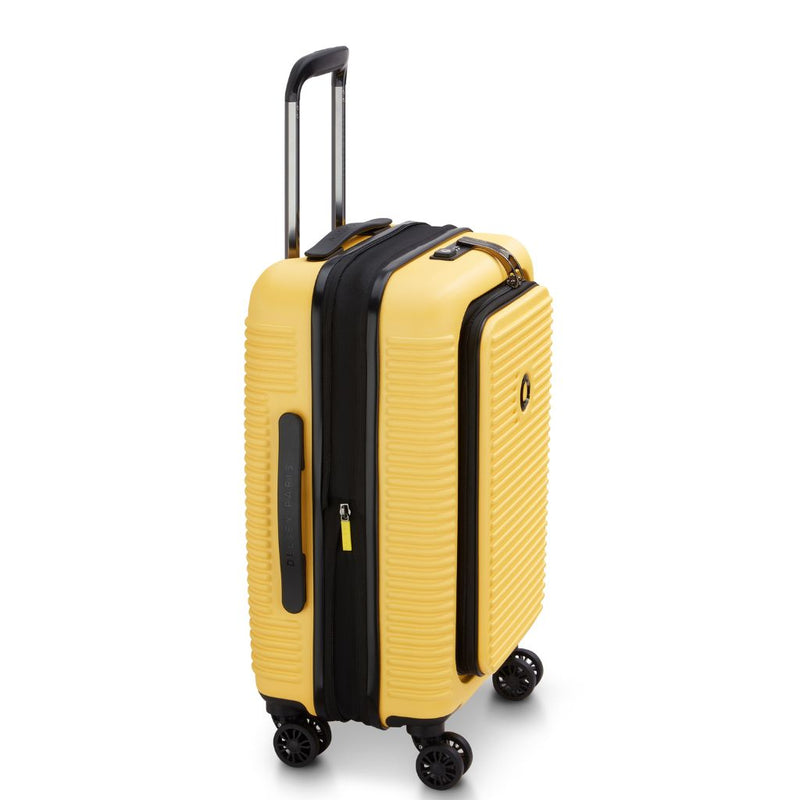 Delsey Freestyle Front Opening 55cm Cabin Luggage - Yellow Delsey Luggage