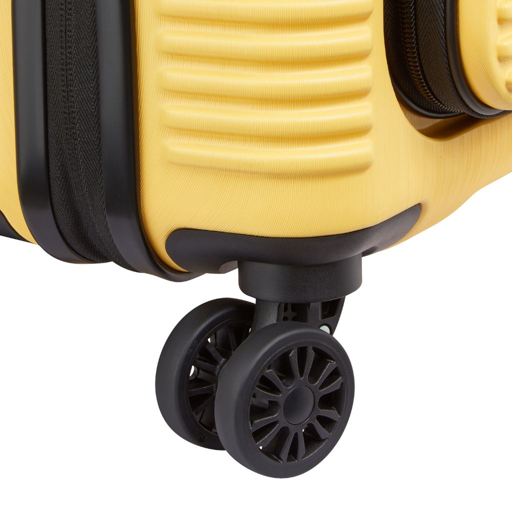 Delsey Freestyle Front Opening 66cm Medium Luggage - Yellow Delsey Luggage