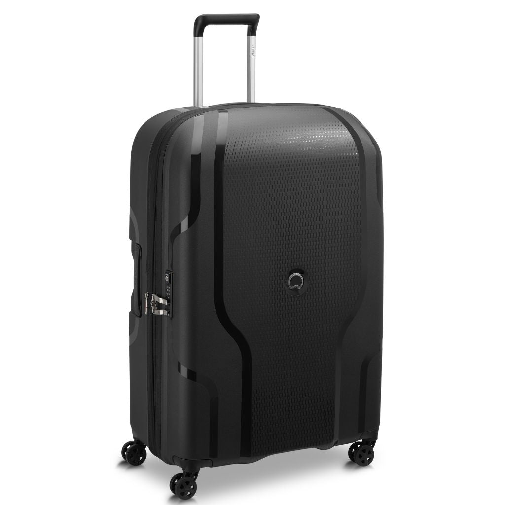 Delsey Clavel 83cm Large Hardsided Spinner Luggage - Black