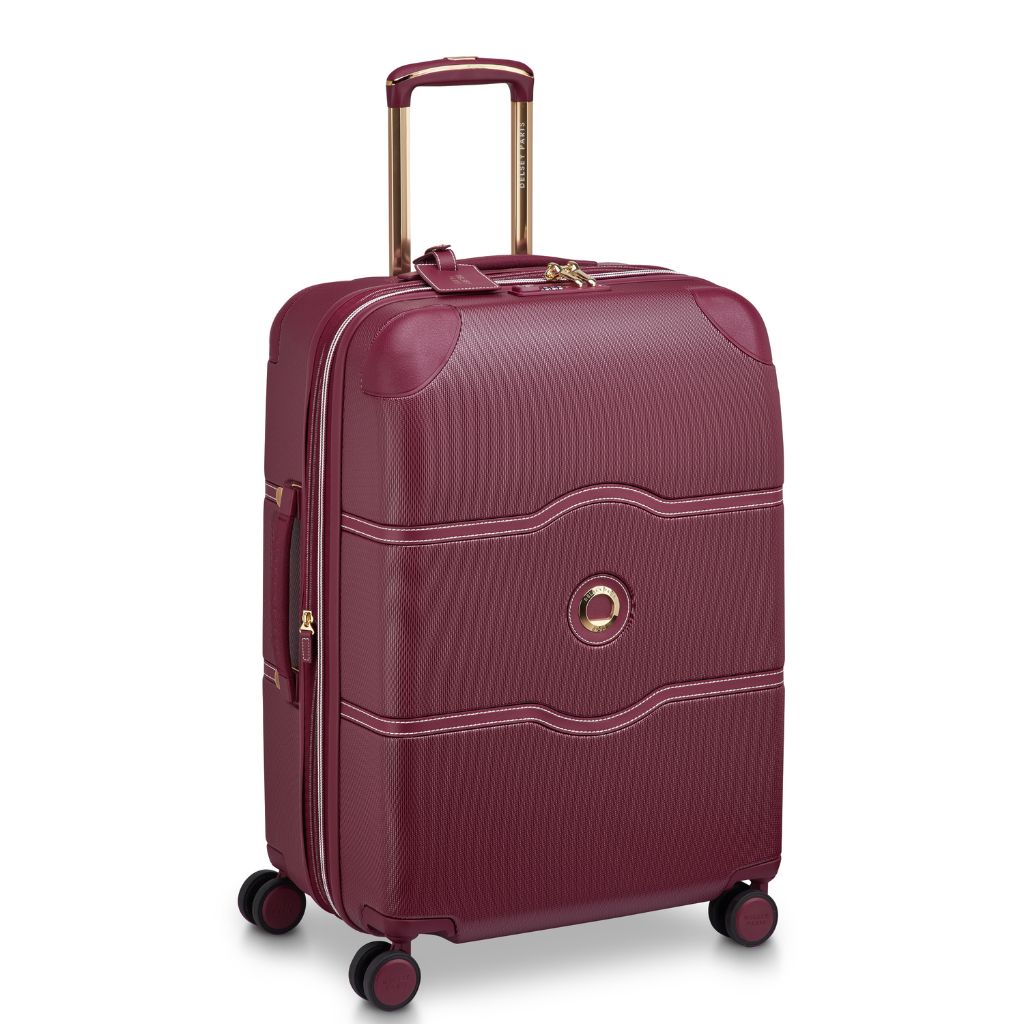 Delsey Chatelet Air Limited Edition 66cm Large Expander Luggage - Burgundy Delsey Luggage