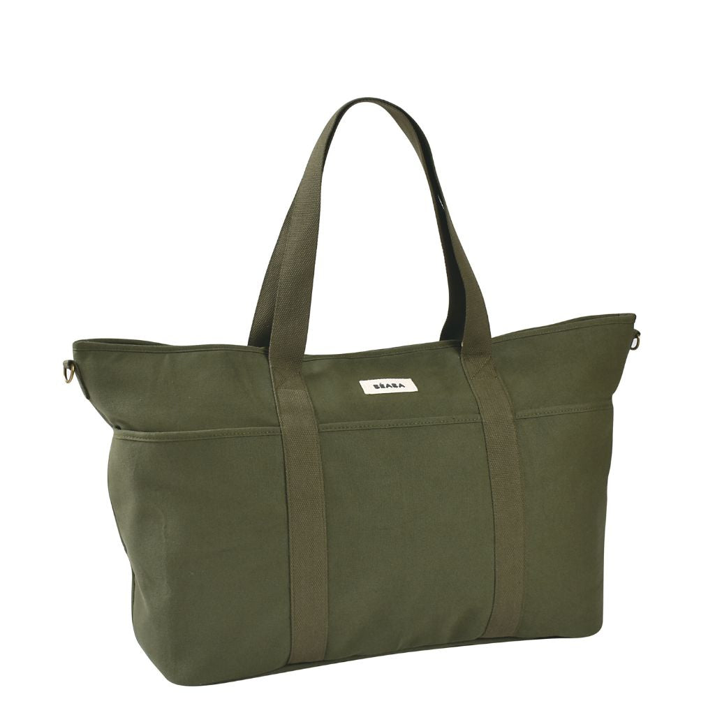 Beaba Madrid XXL Nappy Bag - Seagrass Beaba Nappy Bags
