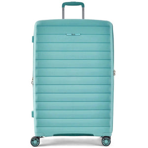 Rock Palma Large Lightweight Hardsided Suitcase - Seafoam Blue