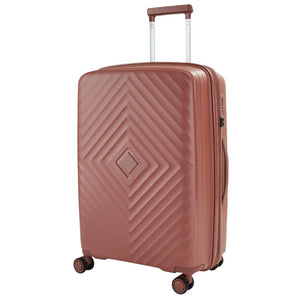 Rock Infinity 64cm Medium Expander Hardsided Suitcase - Dusty Pink