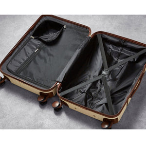 Rock Chelsea 3 Piece Hardsided Luggage - Cream