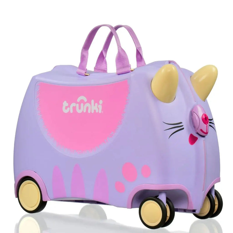 Trunki Glide Ride-on Luggage - Cassie the Cat Trunki