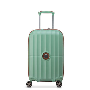 Delsey Carrousel 2 Carry On Luggage 55cm Exp - Green Delsey Luggage