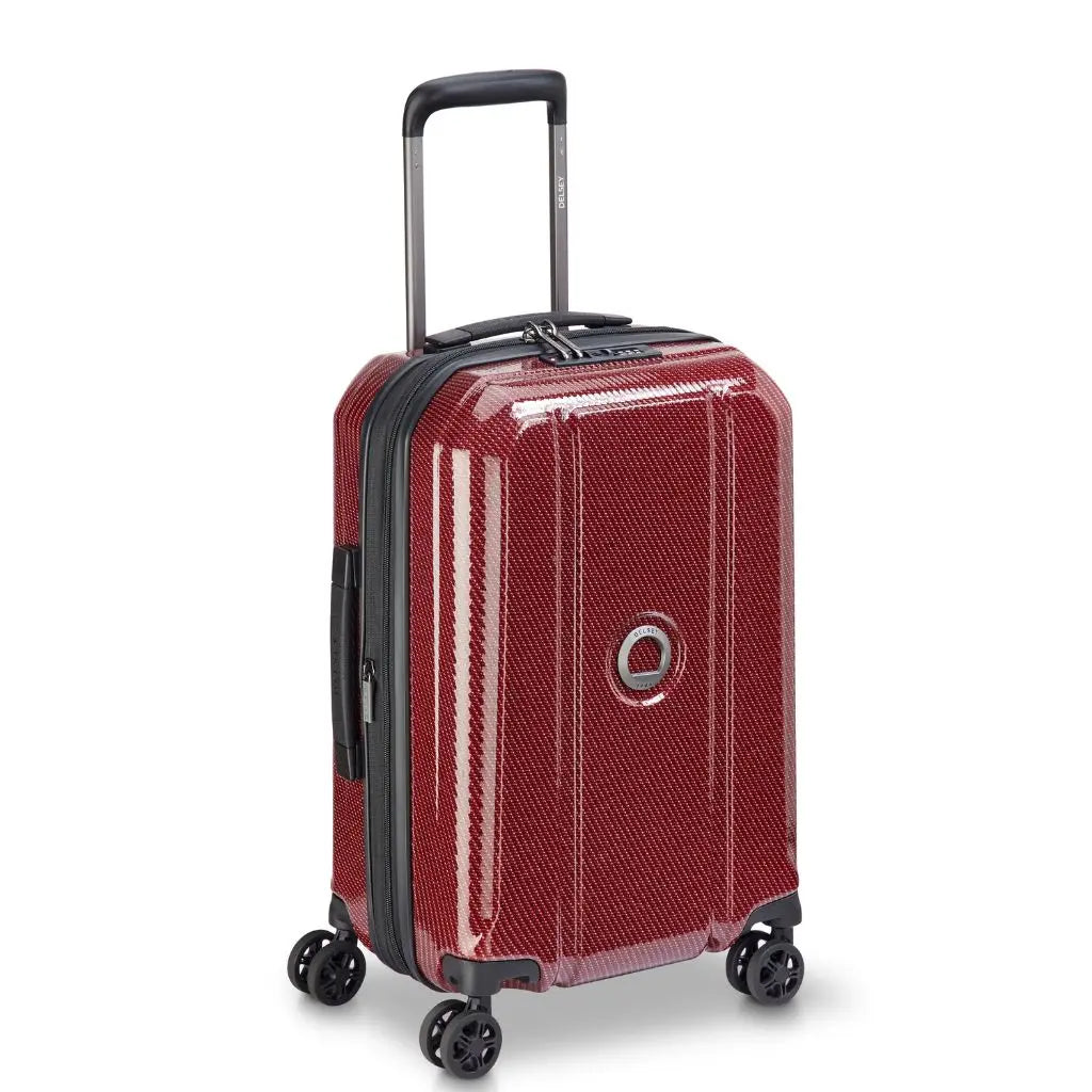 Delsey Helium Ultimate 55cm Carry On 2.3Kg Exp Luggage - Burgundy
