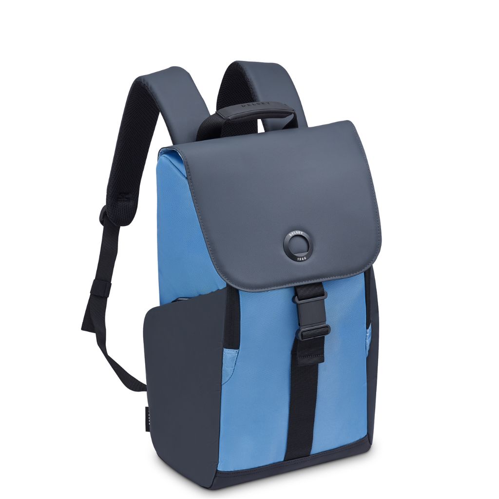 Delsey Securflap 15.6" Laptop Backpack Blueberry Delsey Luggage