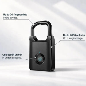 Snapwireless Trvlr Lock - Keyless Fingerprint Padlock