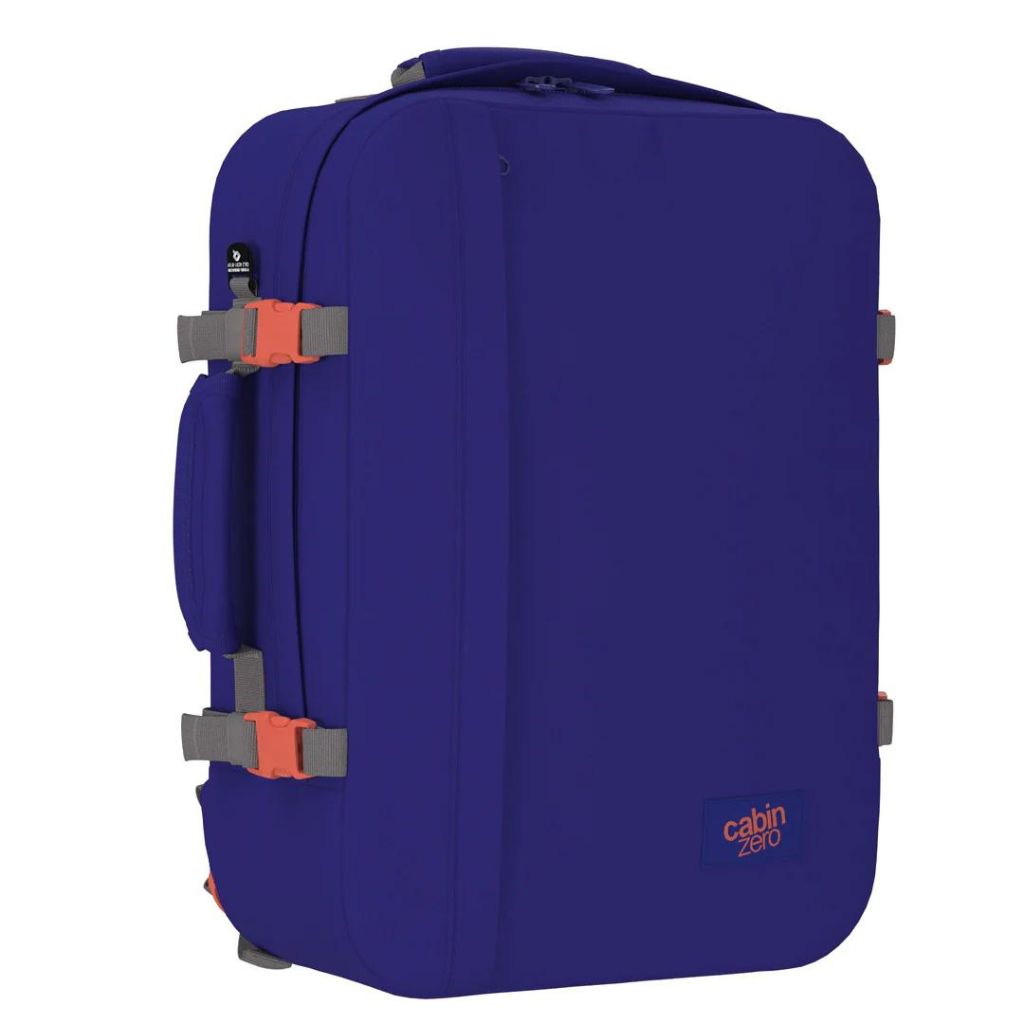 CabinZero Classic 44L Lightweight Carry On Backpack - Neptune Blue