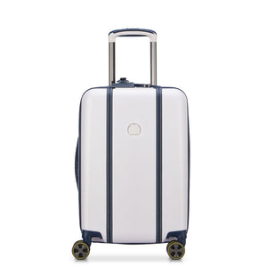 Delsey Cadense 55cm Carry On Exp Luggage - Ivory/Navy Delsey Luggage