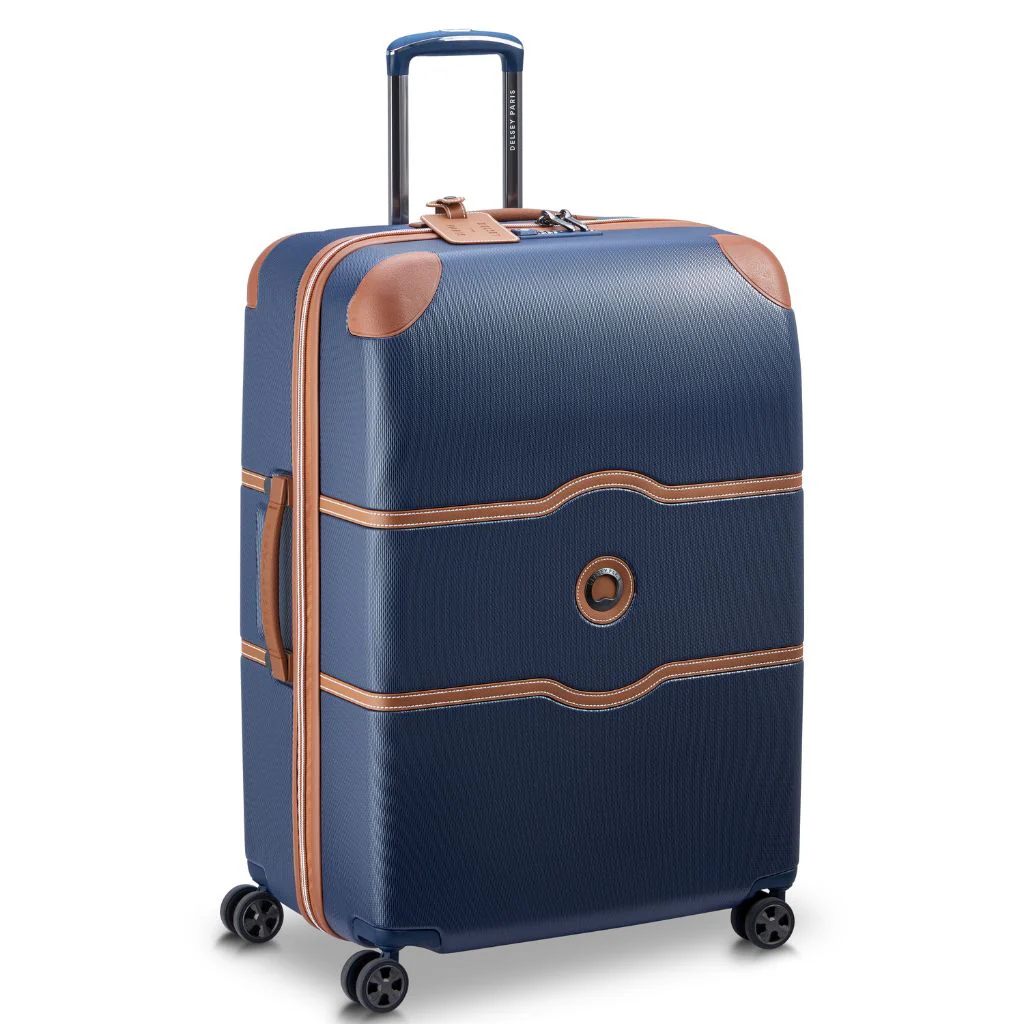 Delsey Chatelet Air 2.0 Set 3 Piece Hardsided Luggage Navy Blue Luggage On Sale Delsey Suitcases Love Luggage