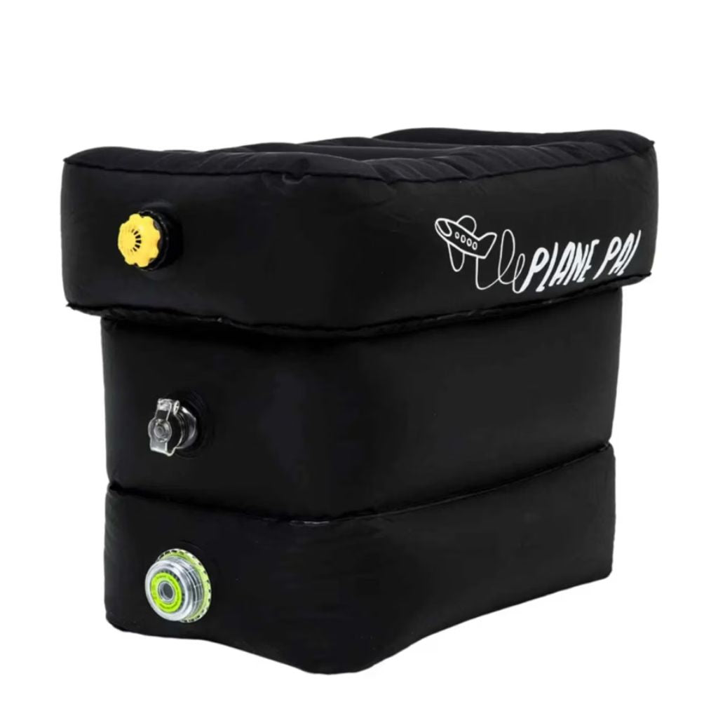 Plane Pal™ Self-Inflating Pillow - Black Plane Pal
