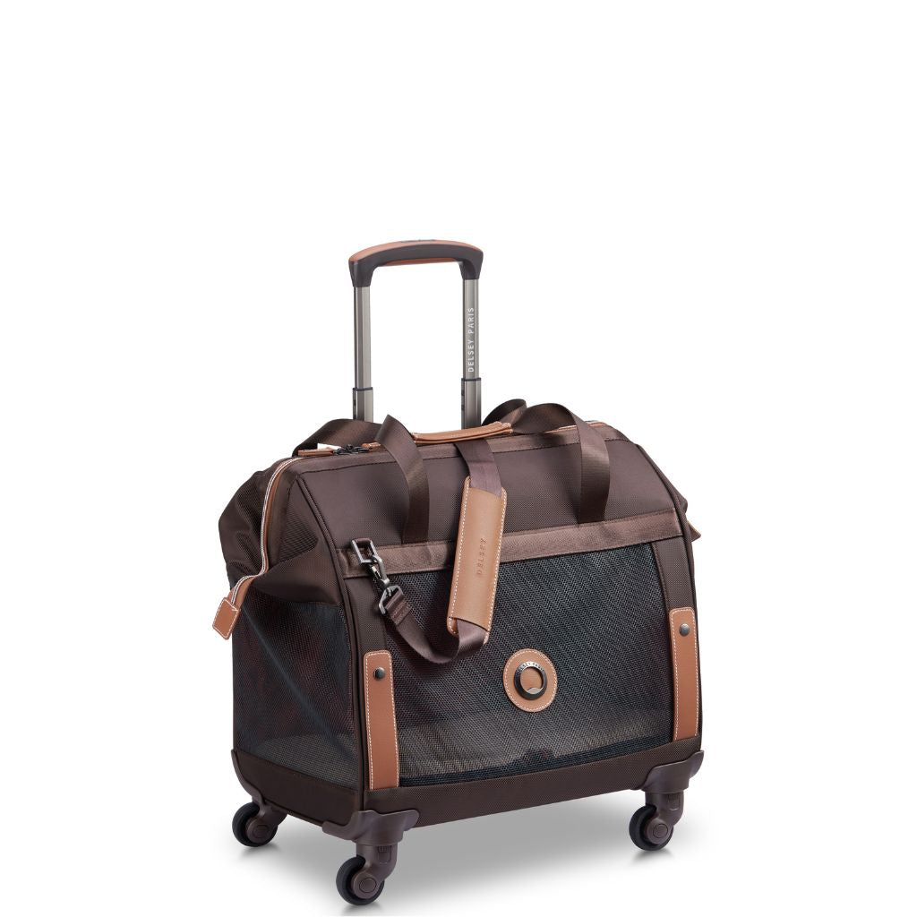 Delsey Chatelet Air 2.0 Wheeled Pet Travel Bag - Chocolate