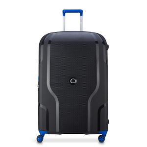 Delsey Clavel 83cm Large Hardsided Spinner Luggage - Black/Blue