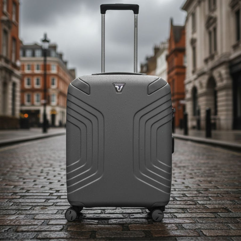 Roncato Ypsilon Carry On 55cm Hardsided EXP Spinner Suitcase Grey Roncato