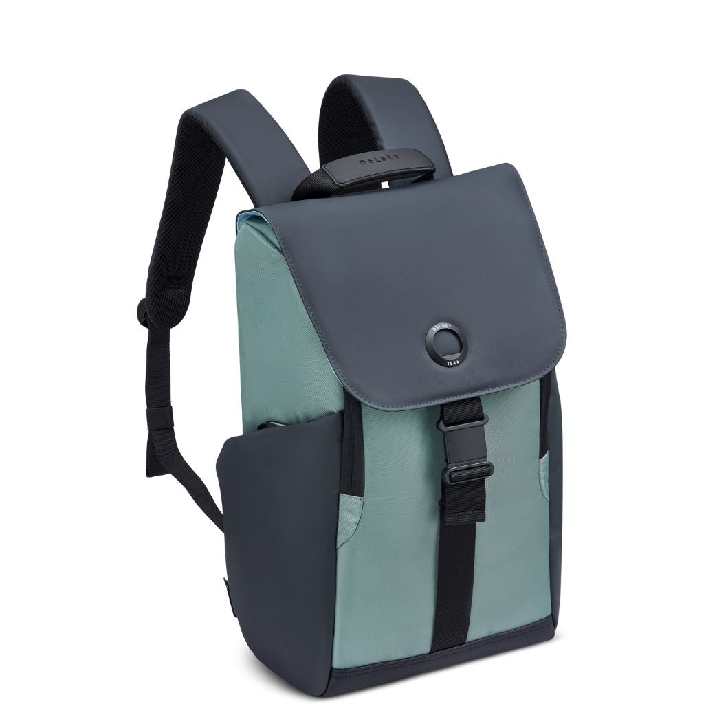 Delsey Securflap 15.6" Laptop Backpack Sage Green Delsey Luggage