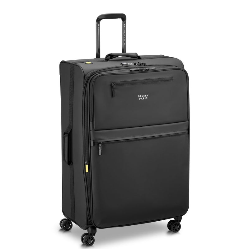 Delsey MAUBERT 2.0 79cm Large Softsided Luggage EXP - Black Delsey Luggage
