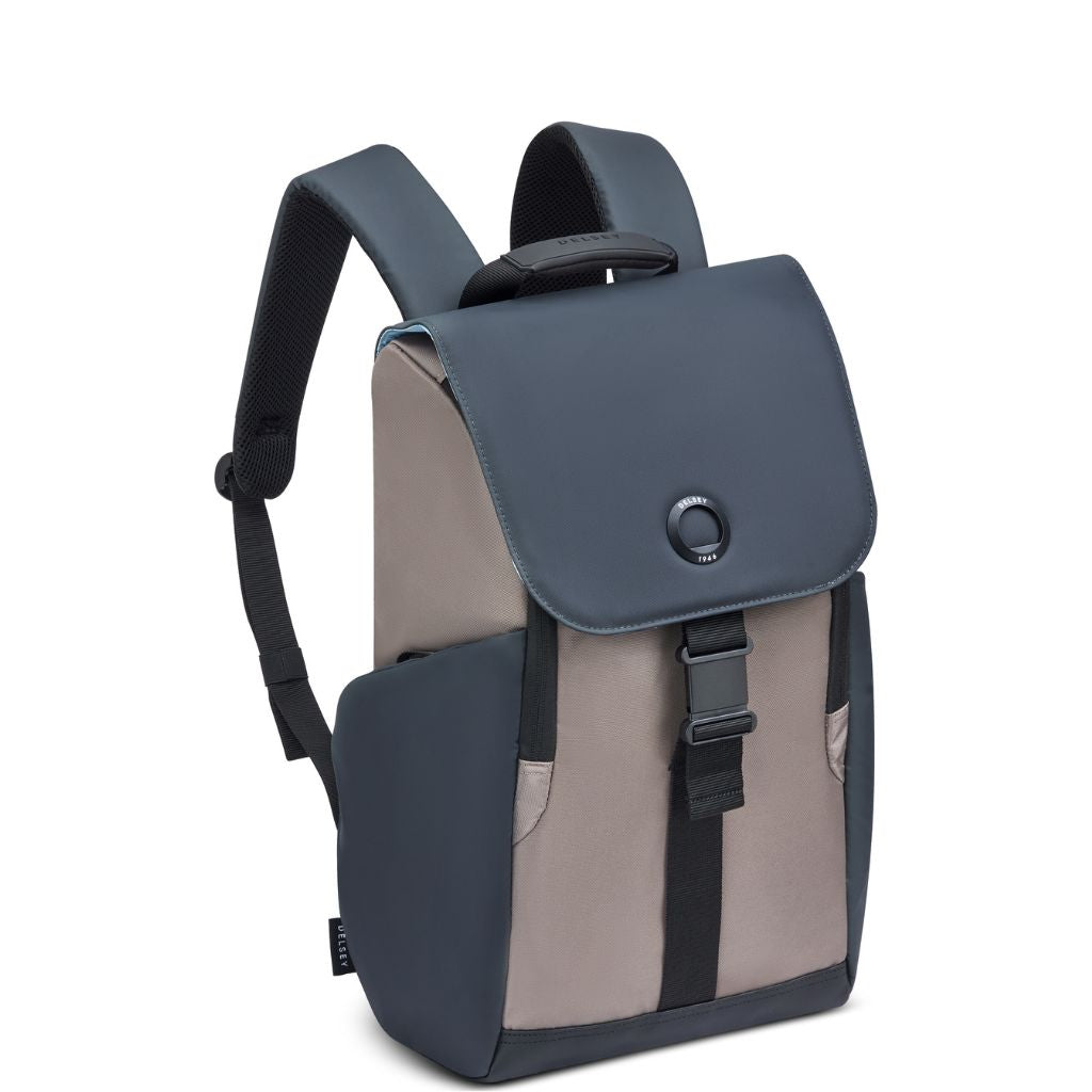 Delsey Securflap 15.6" Laptop Backpack Brown Delsey Luggage