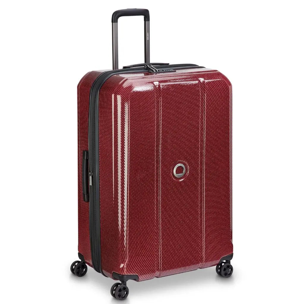 Delsey Helium Ultimate 76cm Large 3.9Kg Exp Luggage - Burgundy