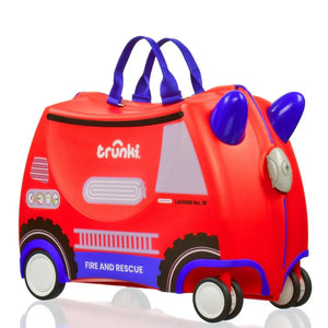 Trunki Glide Ride-on Luggage - Frank the Firetruck Trunki