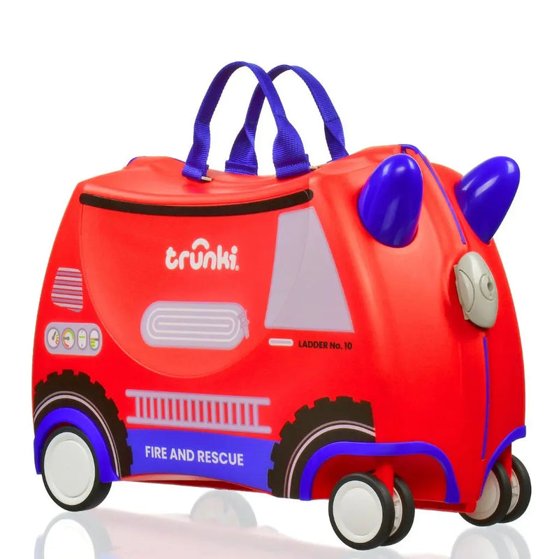 Trunki Glide Ride-on Luggage - Frank the Firetruck Trunki