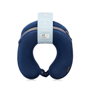 Delsey Memory Foam Travel pillow With Hoodie - Navy Delsey Luggage