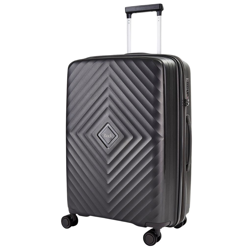 Rock Infinity 64cm Medium Expander Hardsided Suitcase - Charcoal