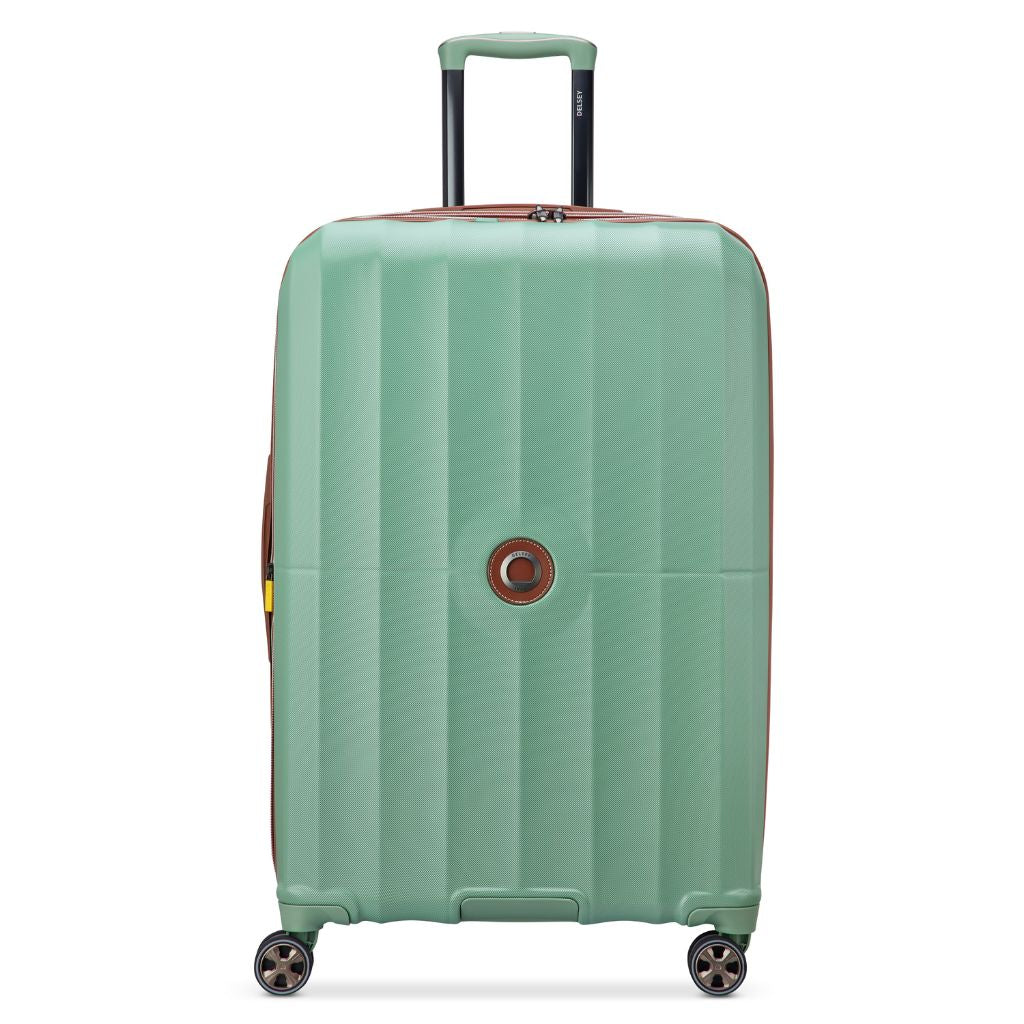 Delsey Carrousel 2 Large Luggage 77cm Exp - Green Delsey Luggage