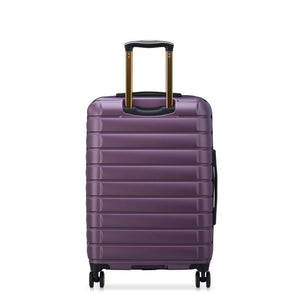 Delsey Shadow 66cm Expandable Medium Luggage - Plum