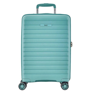 Rock Palma Carry On Lightweight Hardsided Suitcase - Seafoam Blue