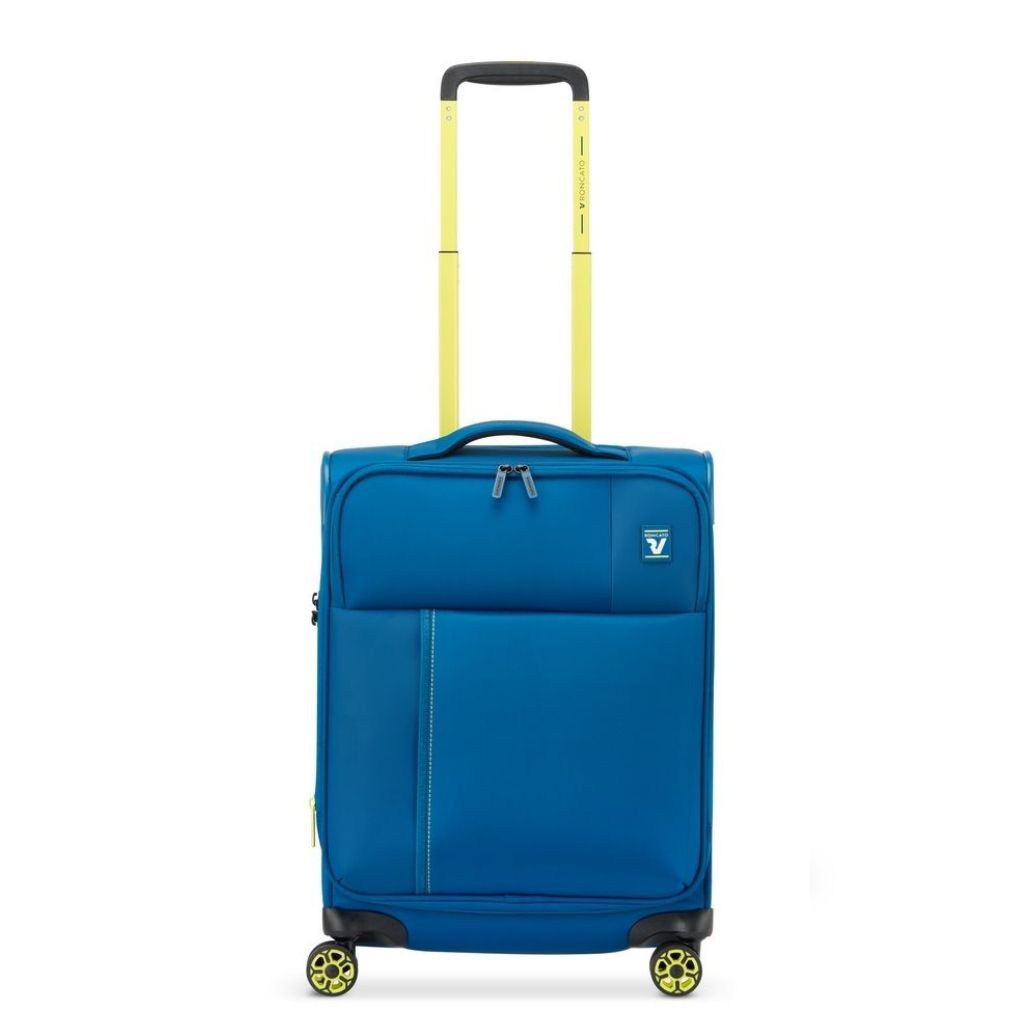 Roncato Move 55cm Carry On 2.3Kg Lightweight Luggage - Blue Lagoon